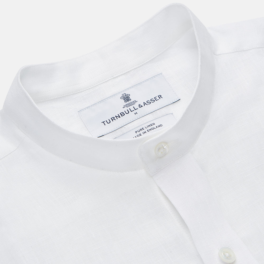 White Linen Weekend Fit Blake Shirt