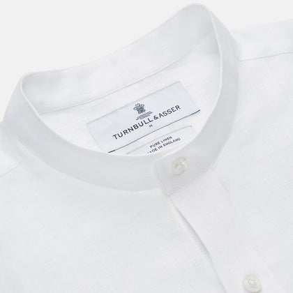 White Linen Weekend Fit Blake Shirt Image 2