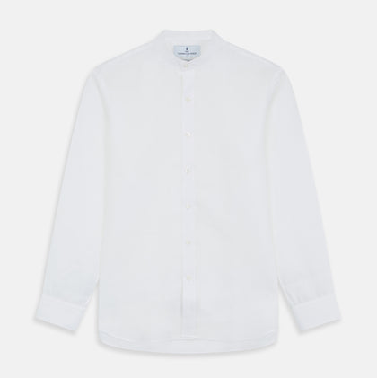 White Linen Weekend Fit Blake Shirt Image 1