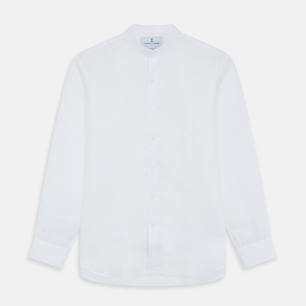 White Linen Weekend Fit Blake Shirt