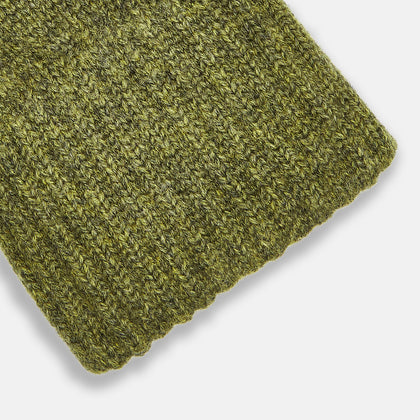 Green Multi Cashmere Gloves Image 1