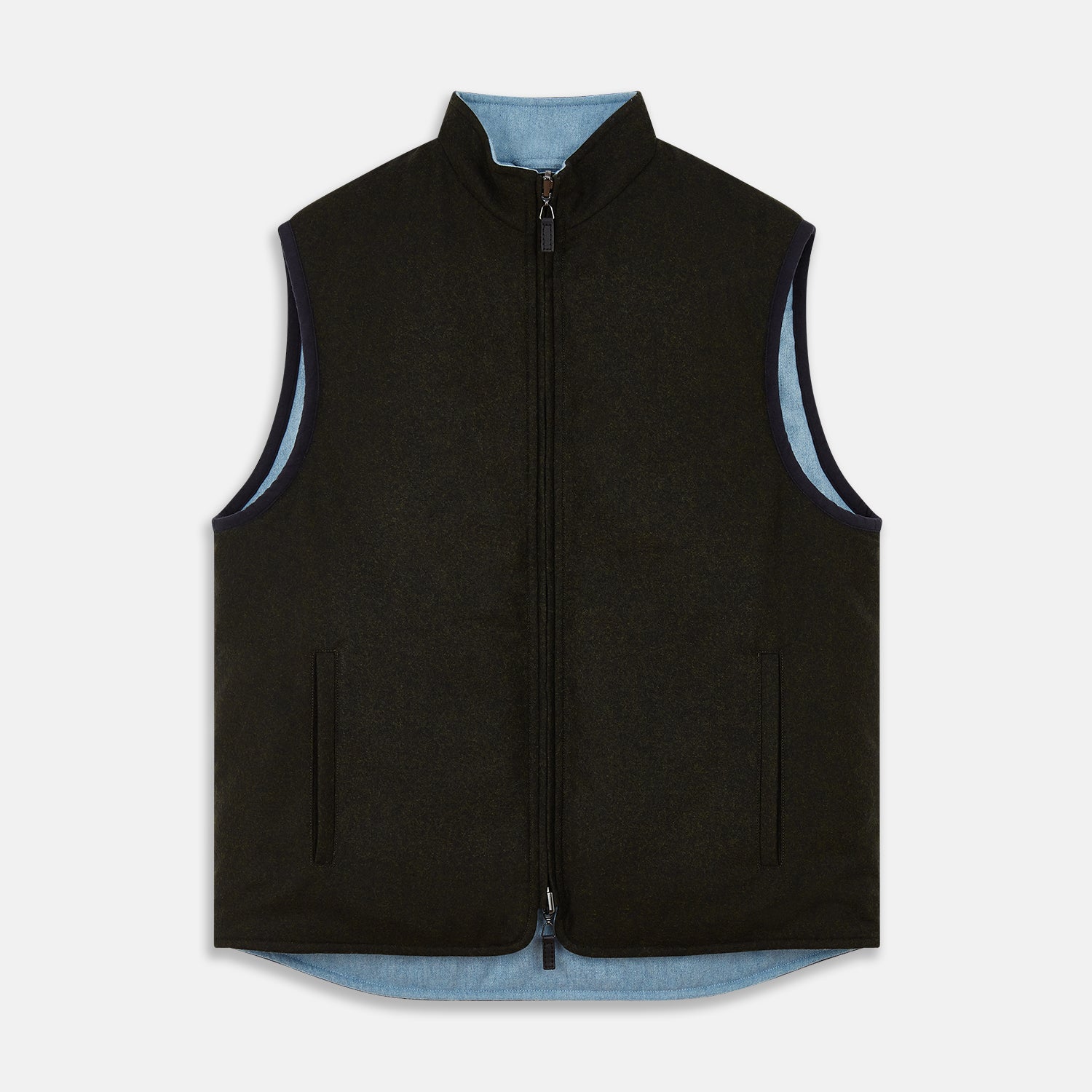 View 2 of product Dark Green Anderson Reversible Gilet