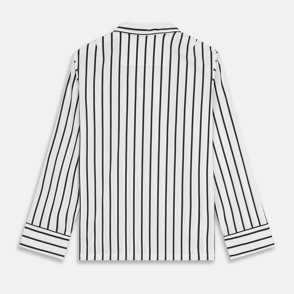 Black & White Stripe Harriet Women’s Pyjama Set