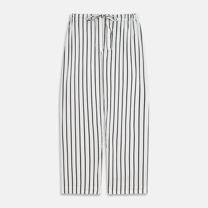 Black & White Stripe Harriet Women’s Pyjama Set Image 6