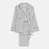 View 2 of product Black & White Stripe Harriet Women’s Pyjama Set