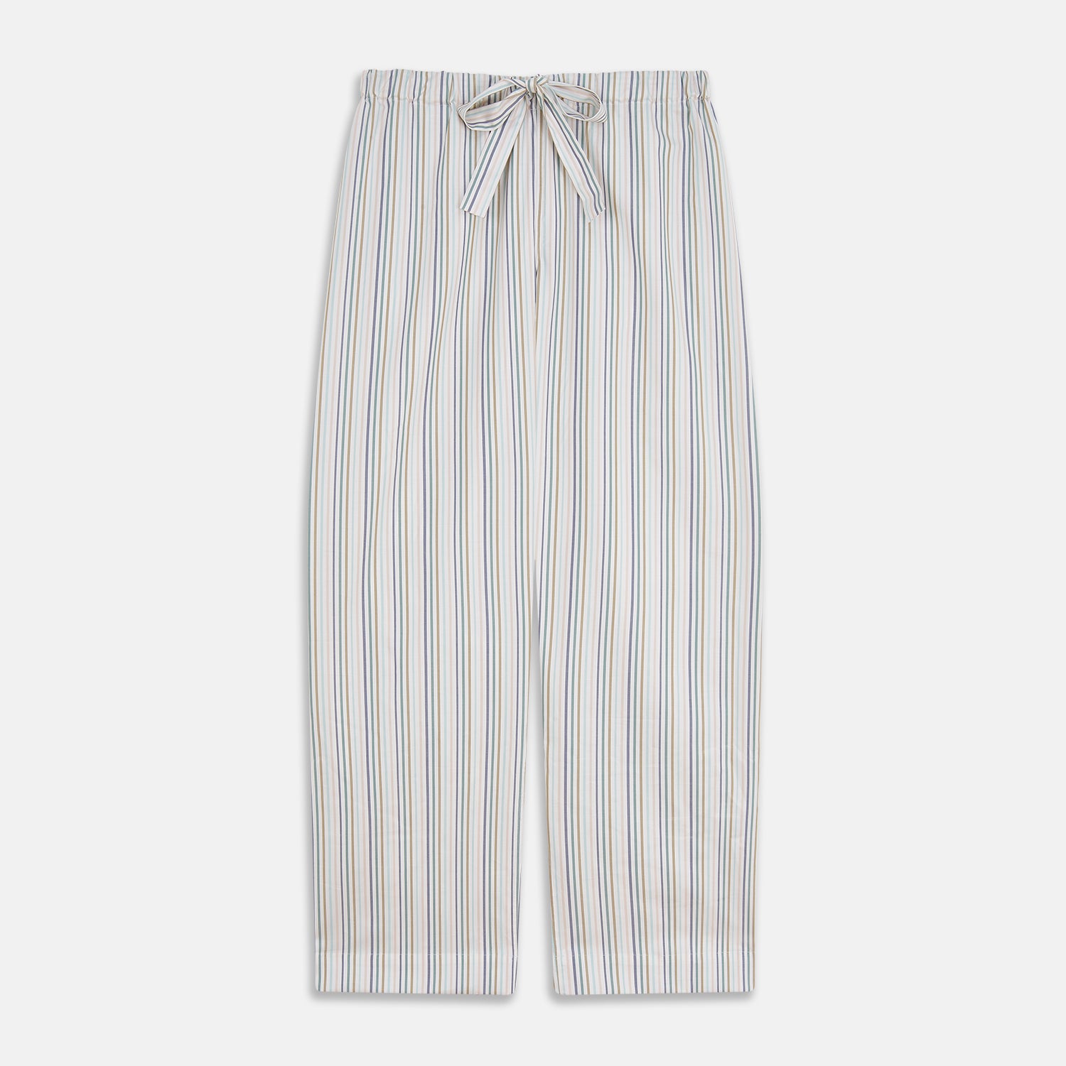 View 5 of product Green Multi Stripe Harriet Women’s Pyjama Set