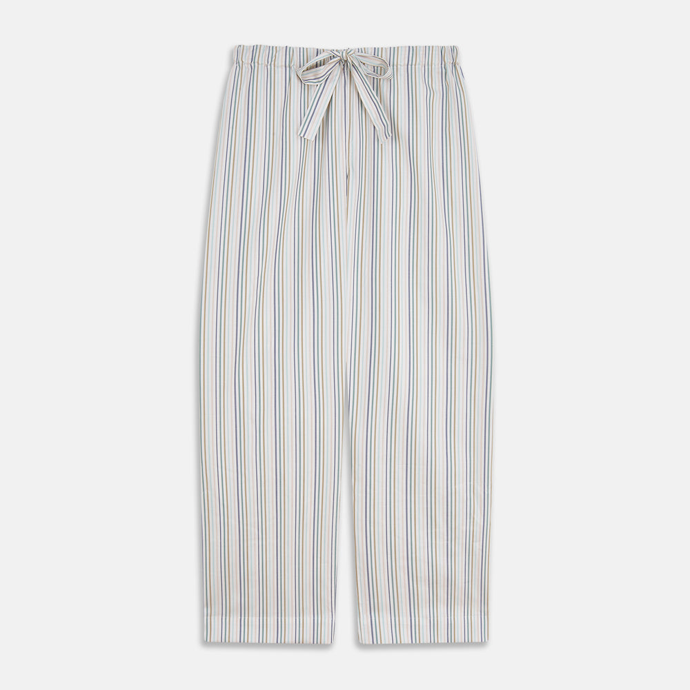 Green Multi Stripe Harriet Women’s Pyjama Set