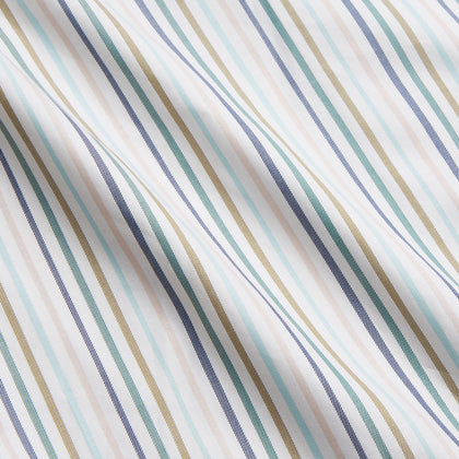 Green Multi Stripe Harriet Women’s Pyjama Set Image 1