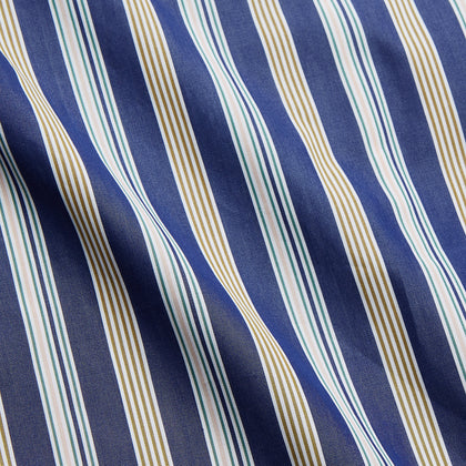 Blue Multi Stripe Harriet Women’s Pyjama Set Image 3