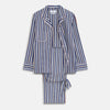 View 2 of product Blue Multi Stripe Harriet Women’s Pyjama Set