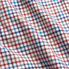 View 3 of product Burgundy Multi Check Cotton Kimono Gown