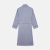 View 5 of product Blue Multi Check Contrast Cotton Gown