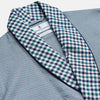 View 2 of product Green Multi Check Contrast Cotton Gown