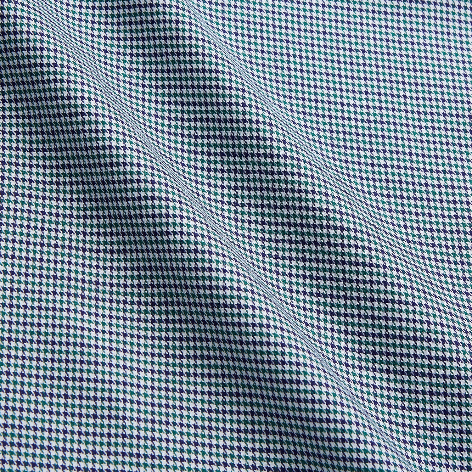 View 4 of product Green Multi Check Contrast Cotton Gown