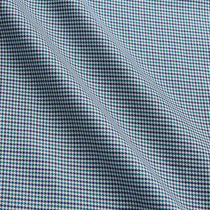Green Multi Check Contrast Cotton Gown Image 3