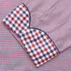 View 3 of product Burgundy Multi Check Contrast Cotton Gown