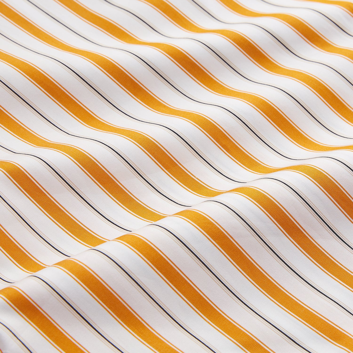 View 6 of product Orange Multi Stripe Regular Fit Shirt with T&A Collar and 3 Button Cuffs
