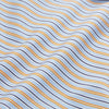 View 5 of product Blue, Orange & Navy Multi Stripe Regular Fit Shirt with T&A Collar and 3 Button Cuffs
