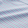 View 4 of product Blue, Purple & Green Stripe Regular Fit Shirt with T&A Collar and 3 Button Cuffs