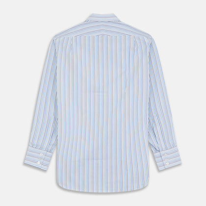 Blue Multi Blazer Stripe Regular Fit Mayfair Shirt Image 4