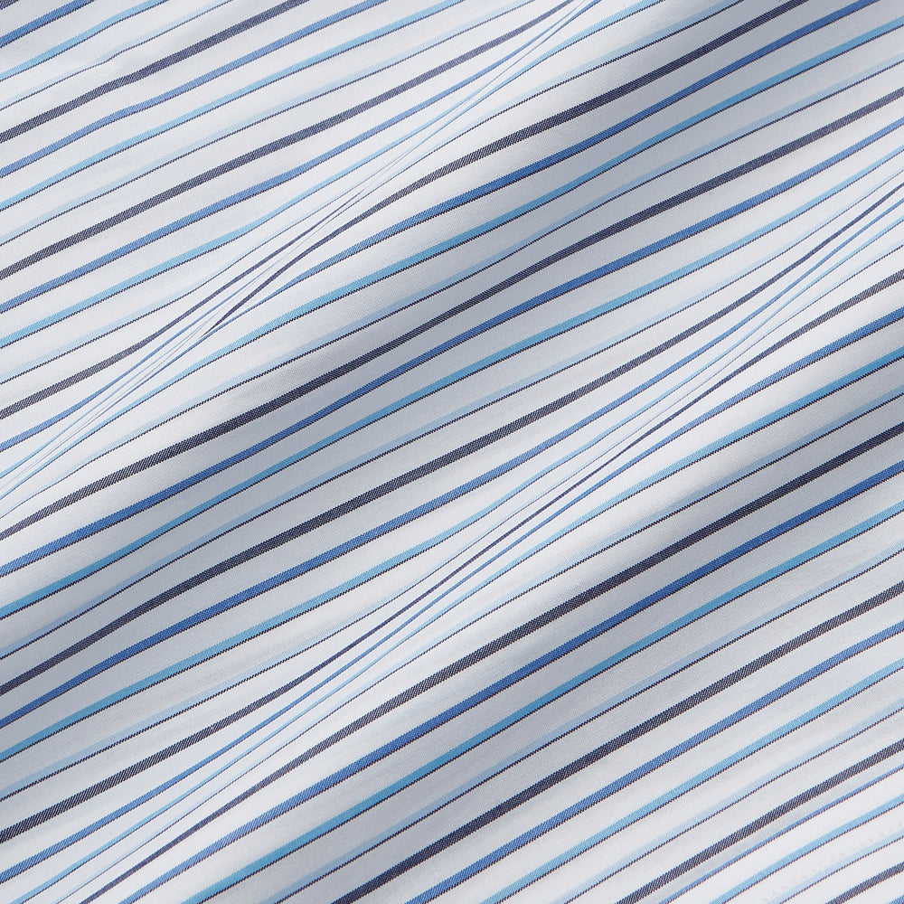 Blue Multi Blazer Stripe Regular Fit Mayfair Shirt
