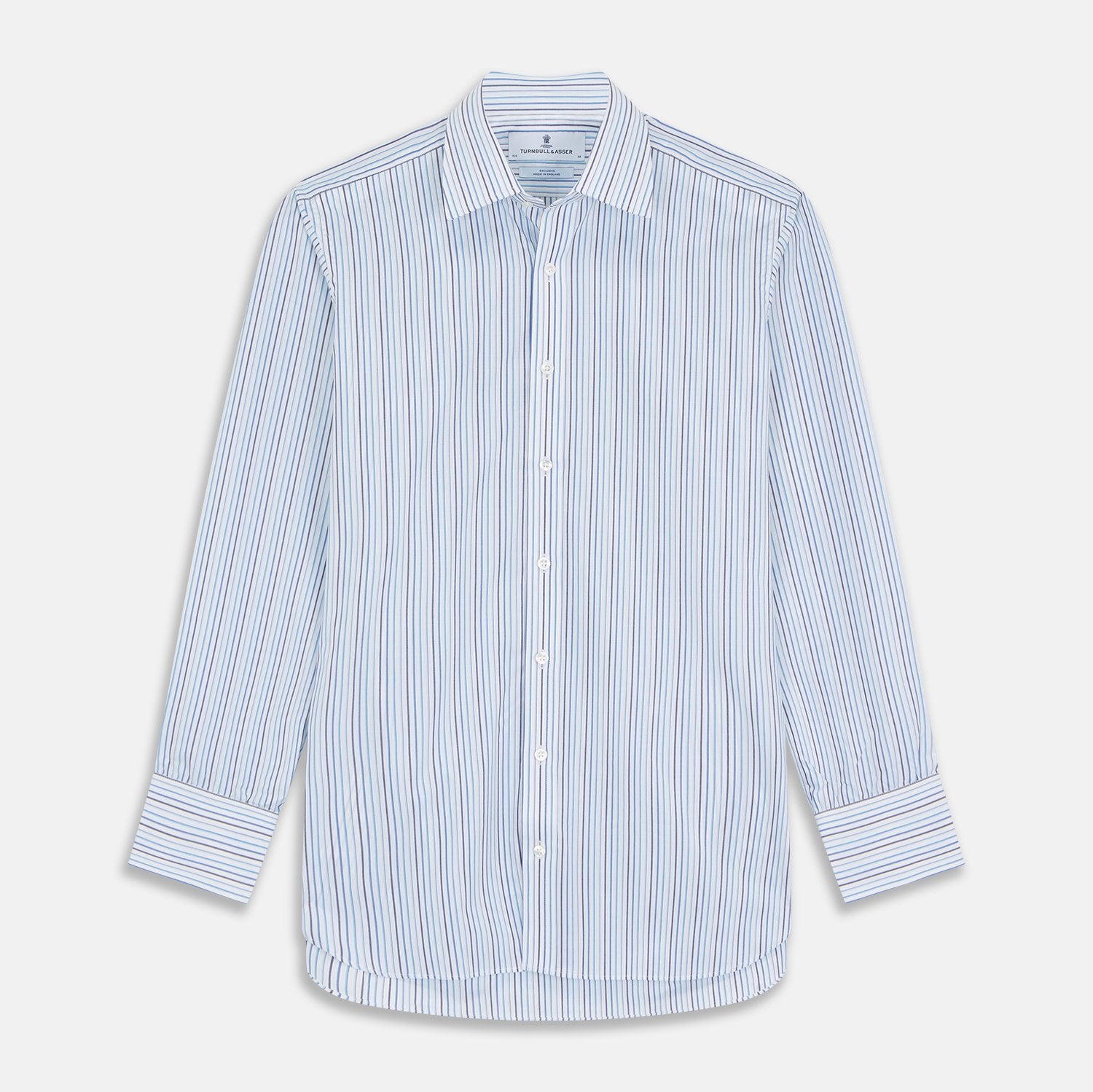 View 1 of product Blue Multi Blazer Stripe Regular Fit Mayfair Shirt