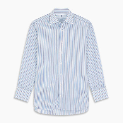 Blue Multi Blazer Stripe Regular Fit Mayfair Shirt Image 5