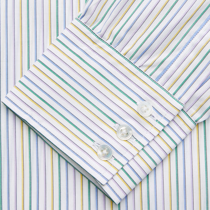 Yellow Multi Blazer Stripe Regular Fit Mayfair Shirt Image 2