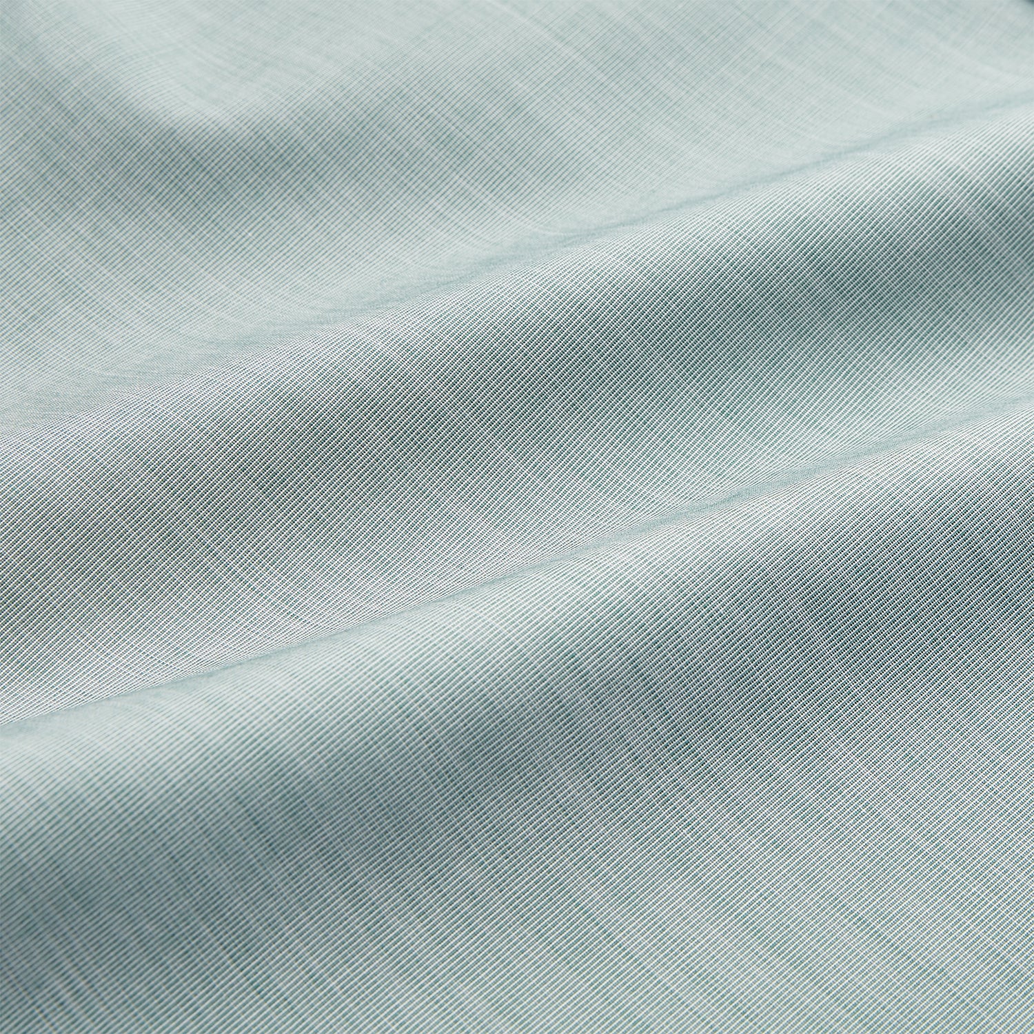 View 6 of product Green Weekend Fit Shirt with Long Point Collar and Single Button Cuffs