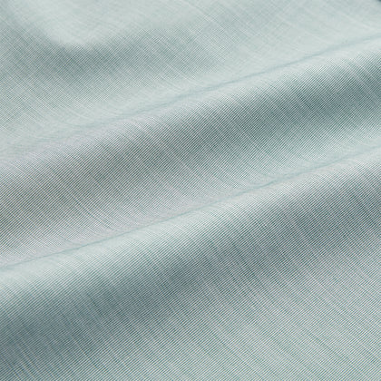 Green Weekend Fit Shirt with Long Point Collar and Single Button Cuffs Image 5