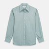 View 2 of product Green Weekend Fit Shirt with Long Point Collar and Single Button Cuffs