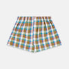 View 1 of product Green and Pink Multi Check Linen Blend Godfrey Boxer Shorts