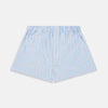 View 1 of product Pale Blue Multi Check Cotton Godfrey Boxer Shorts