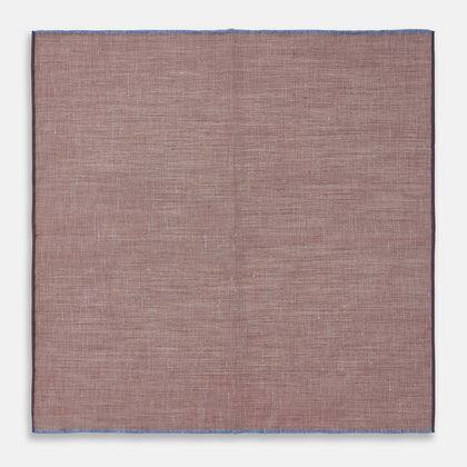 Burgundy Cotton-Blend Handkerchief Image 3