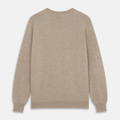 Beige Cashmere Glenn Jumper Image 2