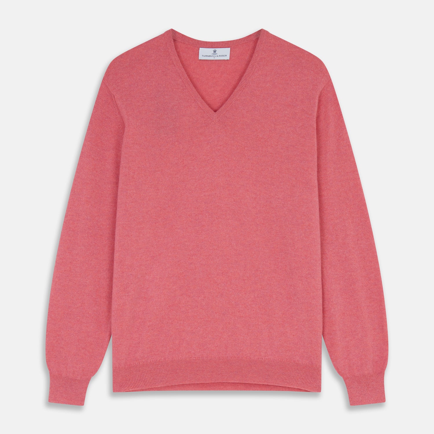 View 1 of product Pink Cashmere Paden V-Neck Jumper