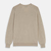 View 3 of product Beige Cashmere Paden V-Neck Jumper
