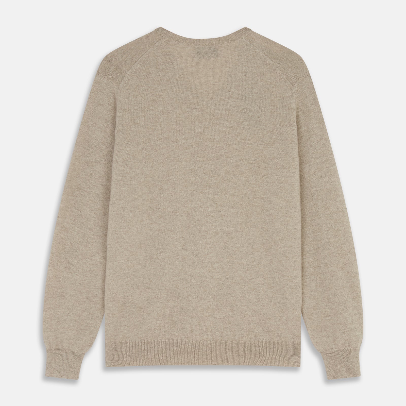 View 3 of product Beige Cashmere Paden V-Neck Jumper