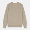 Beige Cashmere Paden V-Neck Jumper