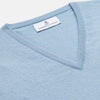 View 2 of product Pale Blue Cashmere Ifor Slipover