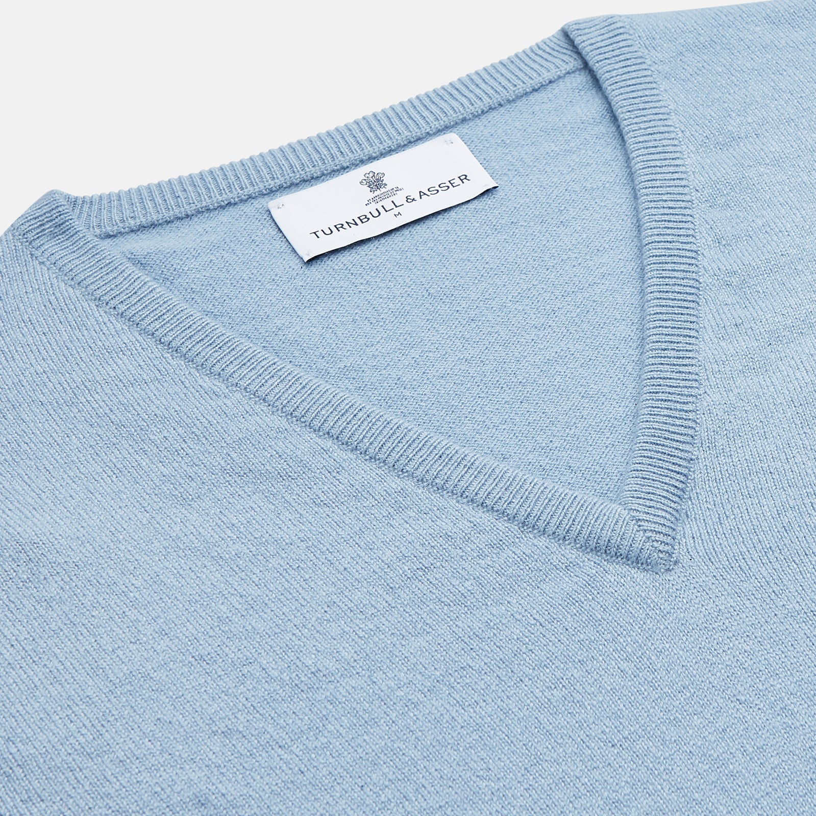 View 2 of product Pale Blue Cashmere Ifor Slipover