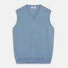 View 1 of product Pale Blue Cashmere Ifor Slipover