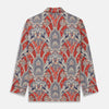 View 6 of product Red Baroque Silk-Blend Hyde Pyjama Set