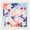View 1 of product Pink and Red Lily Silk Pocket Square