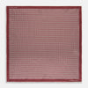 Brown Tile Bloomsbury-inspired Pattern Silk Pocket Square