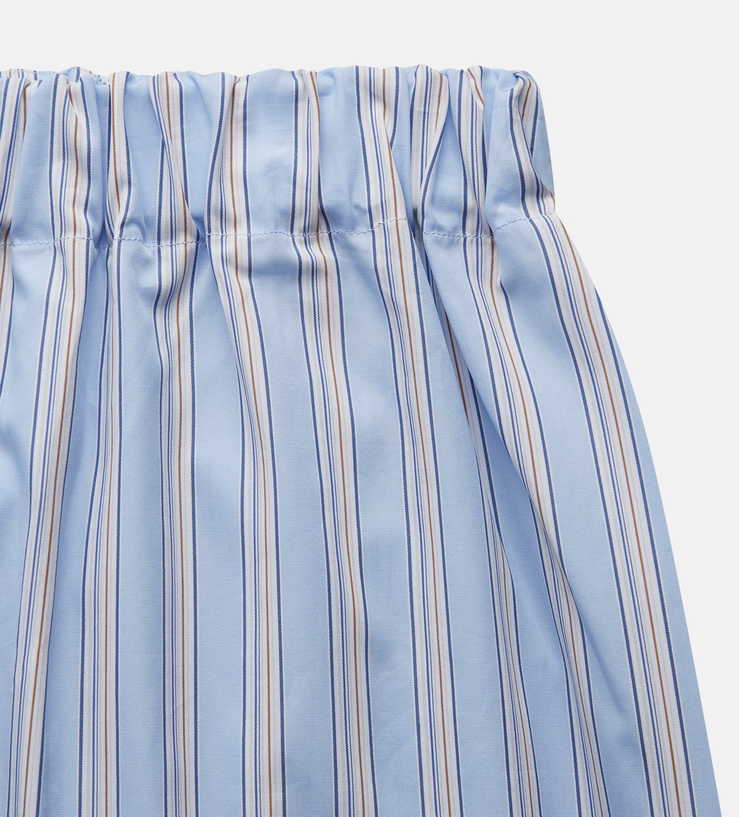 View 2 of product Pale Blue Multi Stripe Cotton Hastings Pyjama Trousers