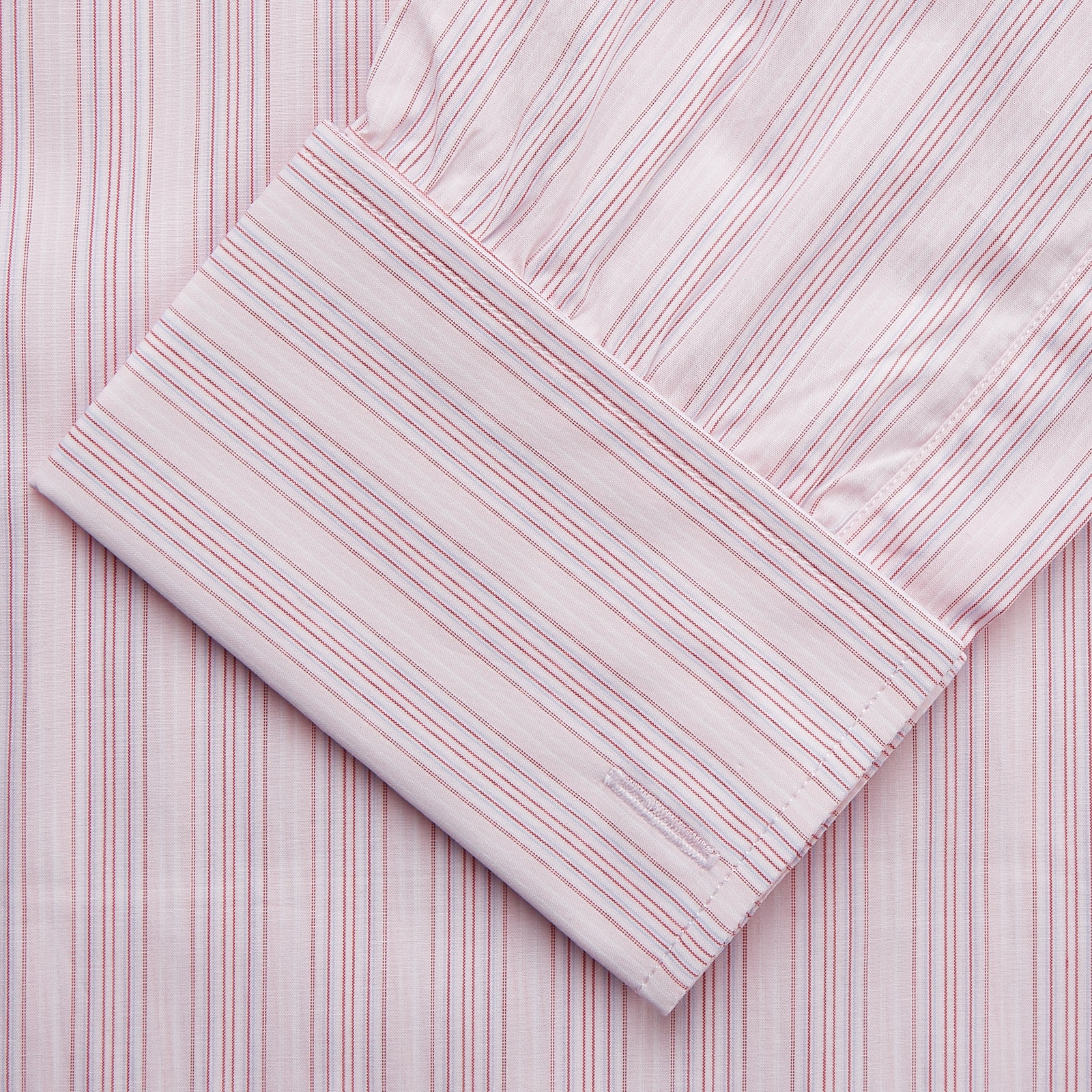 View 3 of product Pink and Peach Multi Stripe Cotton Regular Fit Whitby Shirt