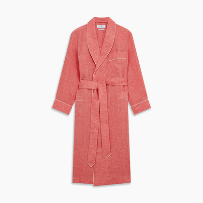 Pink Linen Arnold Gown Image 5