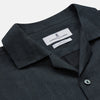 View 4 of product Grey Cotton and Linen Blend Holiday Fit Winnington Shirt