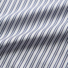 View 4 of product White and Navy Striped Cotton Sussex Nightshirt